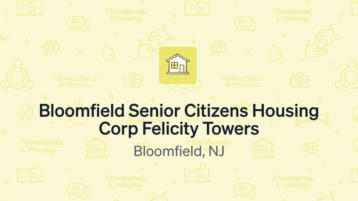 Donate to Bloomfield Senior Citizens Housing Corp Felicity Towers (23
