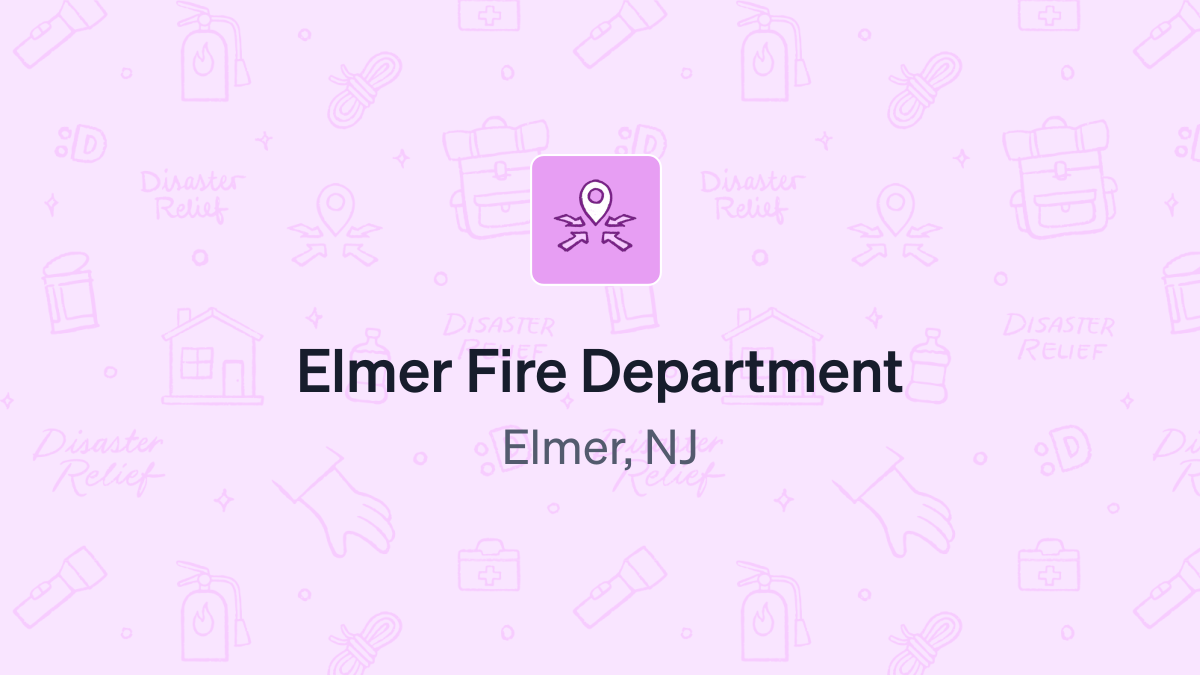 Donate to Elmer Fire Department (237333965) using Daffy