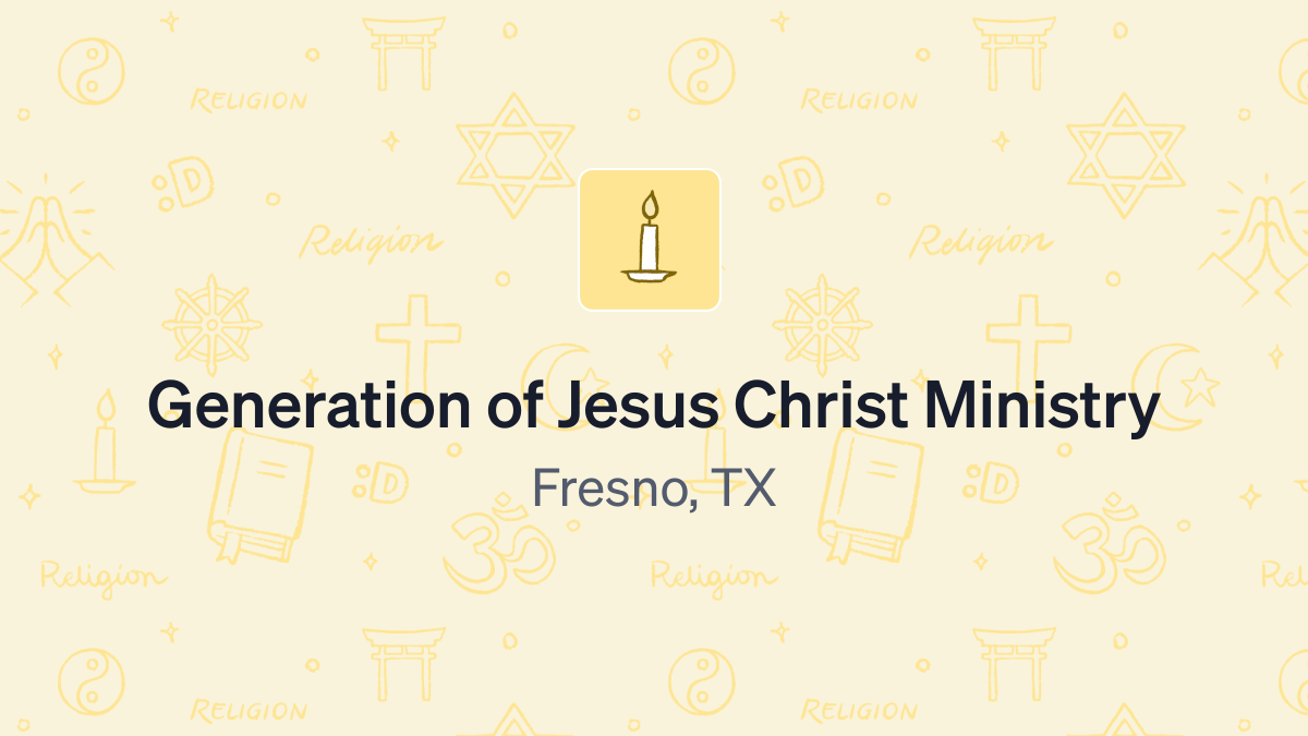 Donate to Generation of Jesus Christ Ministry (80-0487995) using Daffy