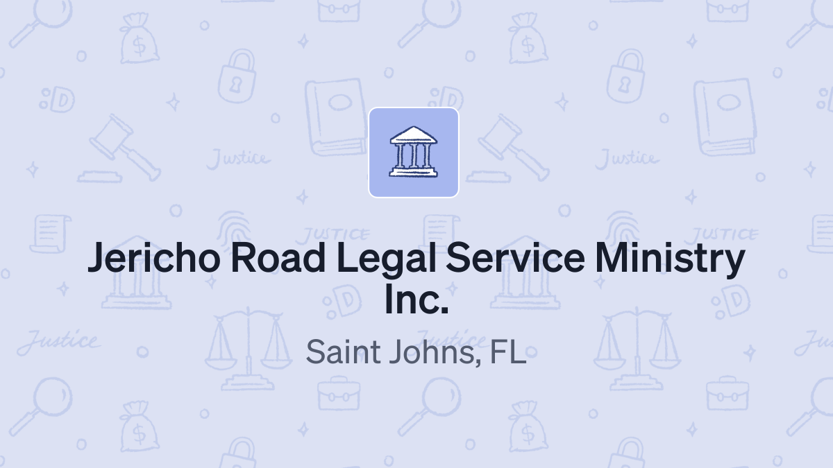 Donate to Jericho Road Legal Service Ministry Inc. (815292621)